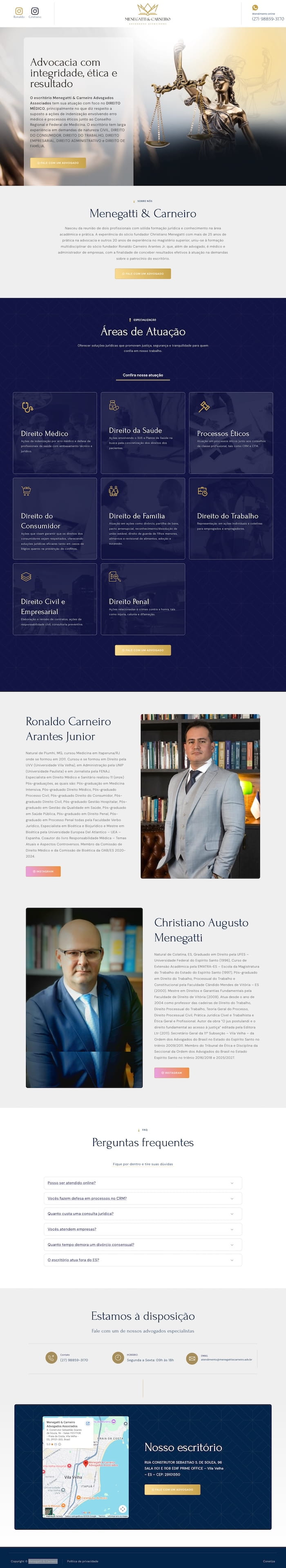 Página completa de Menegatti e Carneiro