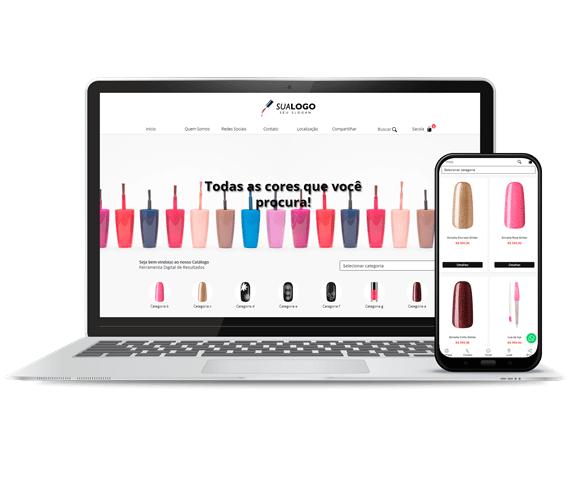 Modelo Line Loja para unhas