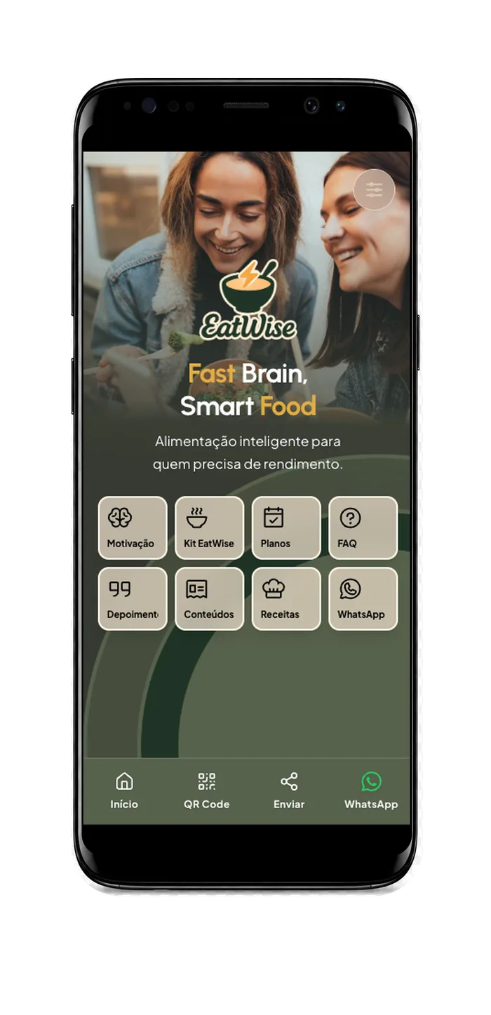Visão no Celular da EatWise