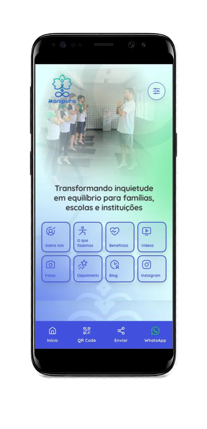 Visão no Celular da Yoga Manipura